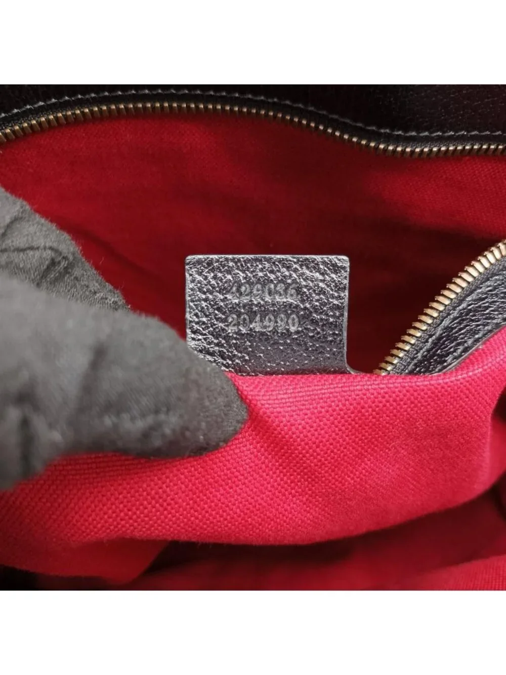 Gucci Sherry Black Leather